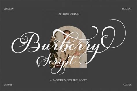 burberry font free download|Burberry script font.